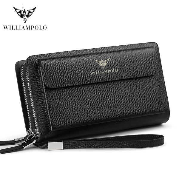 brandclch bag fashion long purse double zipper business wallet black blue casual handy bag c0121
brandclch bag fashion long purse double zipper business wallet black blue casual handy bag c0121
