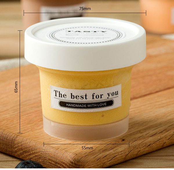 120ml frosted white ice cream cup with lid and sticker pudding cake jelly dessert bakeware packaging cup boxes
120ml frosted white ice cream cup with lid and sticker pudding cake jelly dessert bakeware packaging cup boxes