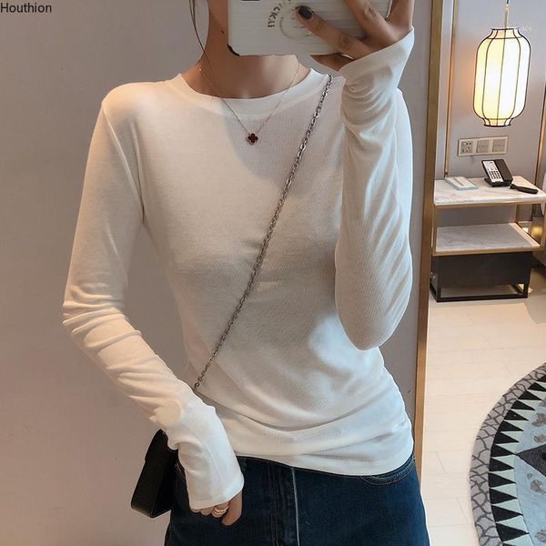 houthion women t-shirt the new fashion casual temperament spring and autumn slim all-match solid color long sleeve o-neck1, White
houthion women t-shirt the new fashion casual temperament spring and autumn slim all-match solid color long sleeve o-neck1, White