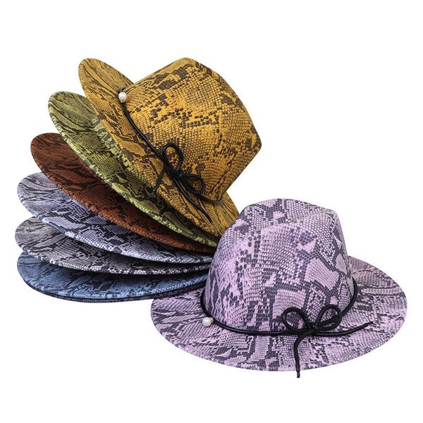 новое прибытие моды змеиной pattern женщины джаз hat осень зима вскользь tide широкий брим элегантный фетровая шляпа для взрослых caps, Blue;gray
новое прибытие моды змеиной pattern женщины джаз hat осень зима вскользь tide широкий брим элегантный фетровая шляпа для взрослых caps, Blue;gray