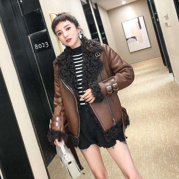 real fur women coats winter natural sheepskin and fur outwear karakul sheep warm and thick full sleeve jacket1, Black
real fur women coats winter natural sheepskin and fur outwear karakul sheep warm and thick full sleeve jacket1, Black