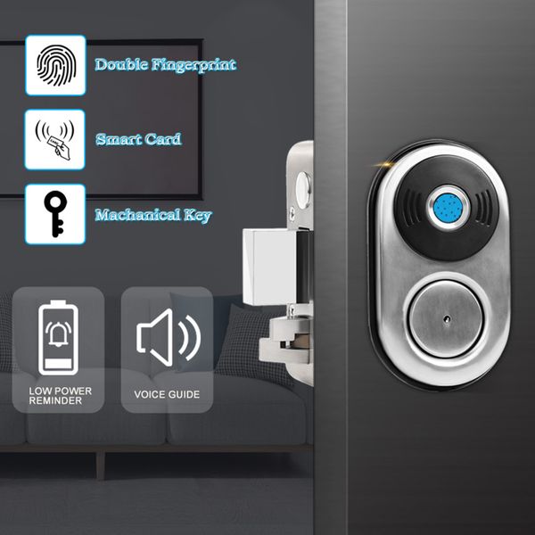 with key home office easy install low power villa smart fingerprint lock electronic portable door entry mini security system
with key home office easy install low power villa smart fingerprint lock electronic portable door entry mini security system