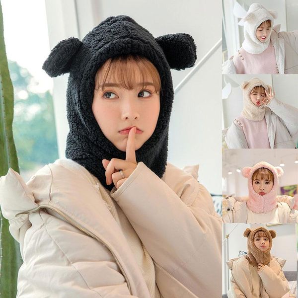 beanie/skull caps winter cute bear ears bonnet hat windproof neck scarf head cover night cap resuable sleep headscarf warm accessories, Blue;gray
beanie/skull caps winter cute bear ears bonnet hat windproof neck scarf head cover night cap resuable sleep headscarf warm accessories, Blue;gray