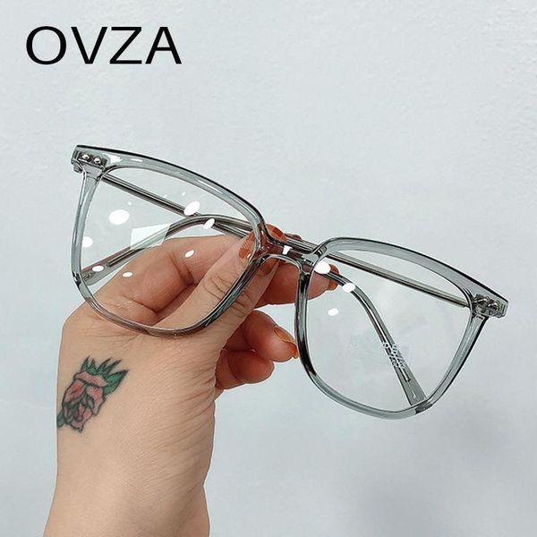 ovza fashion transparent blue blocking glasses men women computer goggle tr90 optical frame s50261, White;black 
ovza fashion transparent blue blocking glasses men women computer goggle tr90 optical frame s50261, White;black