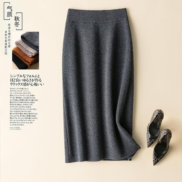 skirts frseucag selling trendy women's clothing long skirt solid color cashmere knit slim wool spring and autu, Black
skirts frseucag selling trendy women's clothing long skirt solid color cashmere knit slim wool spring and autu, Black