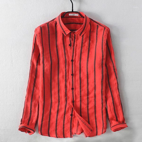 new brand long-sleeved linen shirts men striped casual fashion shirt mens autumn and spring comfortable shirt male camisa1, White;black
new brand long-sleeved linen shirts men striped casual fashion shirt mens autumn and spring comfortable shirt male camisa1, White;black