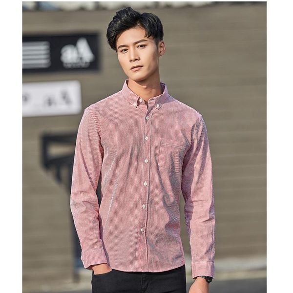 men shirt 2020 new arrival antumn spring fast fashion long sleeve strip shirts sanding ing, White;black
men shirt 2020 new arrival antumn spring fast fashion long sleeve strip shirts sanding ing, White;black