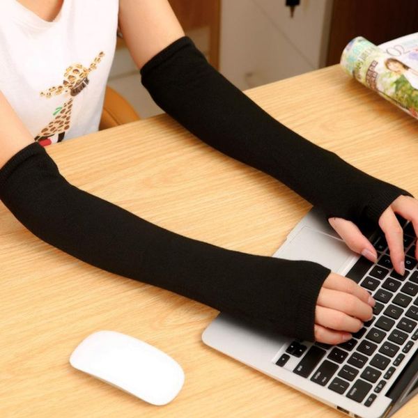 1 pair new fashion autumn winter arm gloves women long thin half finger gloves female outdoor casual cycling driving mittens hot, Blue;gray
1 pair new fashion autumn winter arm gloves women long thin half finger gloves female outdoor casual cycling driving mittens hot, Blue;gray