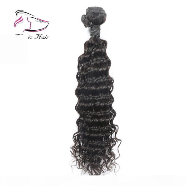 selling natural color hair weaves brazilian deep wave human hair extensions 100gram per piece remy hair bundles, Black
selling natural color hair weaves brazilian deep wave human hair extensions 100gram per piece remy hair bundles, Black