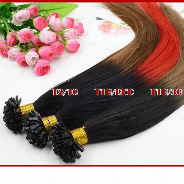 xcsunny 18" 20" дюймовый ombre человеческих волос red 1g сек 100g nail u подсказка волос ombre two tone dip dye малазийский extensions волос, Black
xcsunny 18" 20" дюймовый ombre человеческих волос red 1g сек 100g nail u подсказка волос ombre two tone dip dye малазийский extensions волос, Black