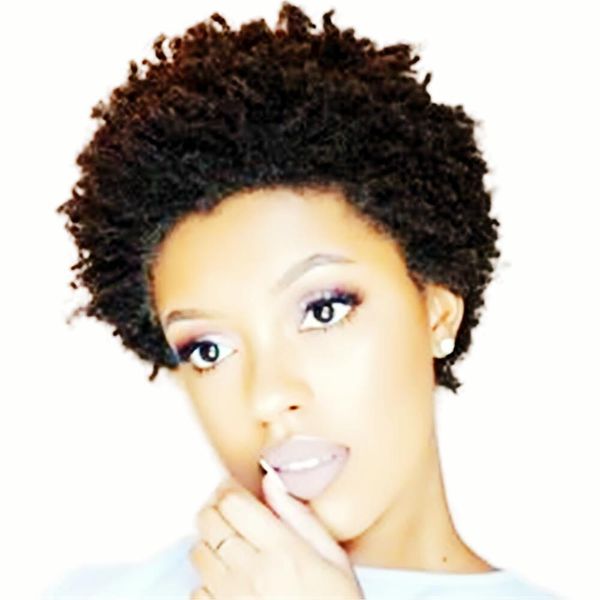 100% unprocessed human hair short afro kinky curly wigs for black women non lace bob wigs natural color machine made wig, Black;brown
100% unprocessed human hair short afro kinky curly wigs for black women non lace bob wigs natural color machine made wig, Black;brown