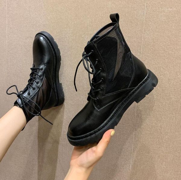 boots women's spring summer british style 2021 lace-up mesh breathable hollow out cool1, Black
boots women's spring summer british style 2021 lace-up mesh breathable hollow out cool1, Black