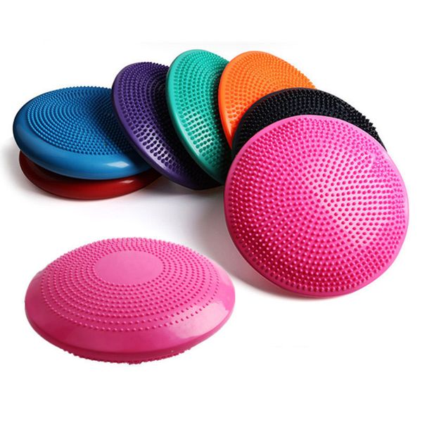 Yoga Balls Massage Pad Wheel Stability Balance Disc Cushion Mat Fitness Exercise Training Ball