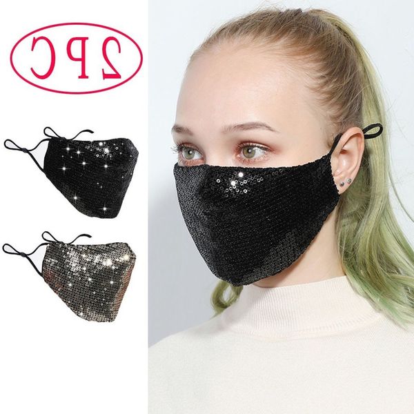 party 2pcs fashion sequin night mask women cloth designer mouth cover washable outdoor face maks reusable mascarilla reutilizabl
party 2pcs fashion sequin night mask women cloth designer mouth cover washable outdoor face maks reusable mascarilla reutilizabl