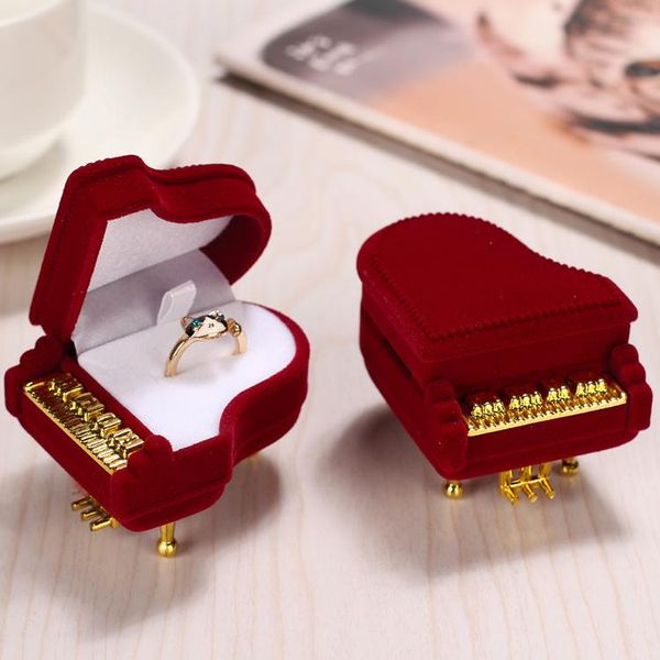 gift wrap creative piano shape velvet jewelry box flocking wedding necklace ring jewelries packaging boxes
gift wrap creative piano shape velvet jewelry box flocking wedding necklace ring jewelries packaging boxes