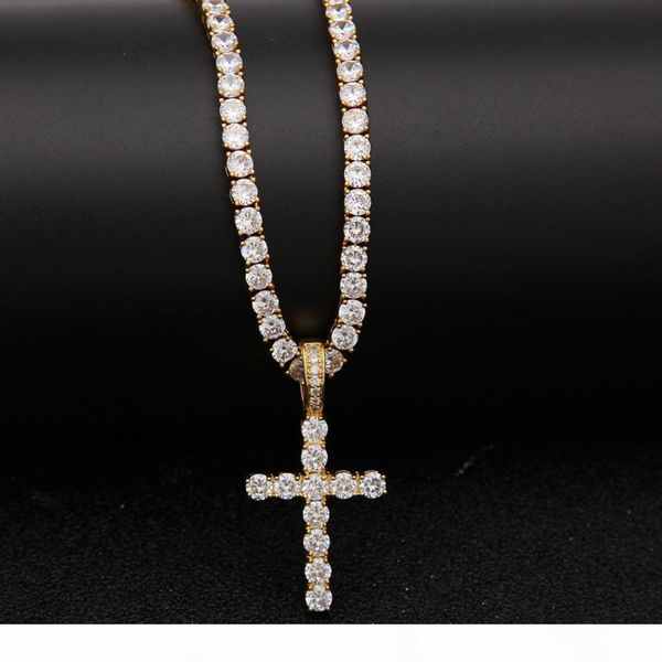 men women gold silver copper material iced out zircon cross pendant necklace chain fashion hip hop jewelry
men women gold silver copper material iced out zircon cross pendant necklace chain fashion hip hop jewelry