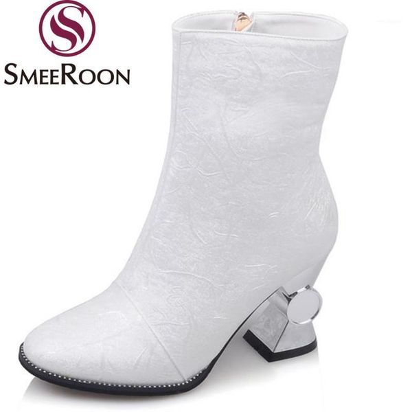 smeeroon concise winter boots women's shoes side zipper popular ankle boots woman office ladies good quality high heels1, Black
smeeroon concise winter boots women's shoes side zipper popular ankle boots woman office ladies good quality high heels1, Black