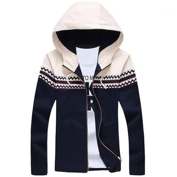 men's jackets 2021 autumn men's men patchwork zipper hoody jacket casual male coat windbreaker boys cotton outerwear plus size 5xl, Black;brown 
men's jackets 2021 autumn men's men patchwork zipper hoody jacket casual male coat windbreaker boys cotton outerwear plus size 5xl, Black;brown