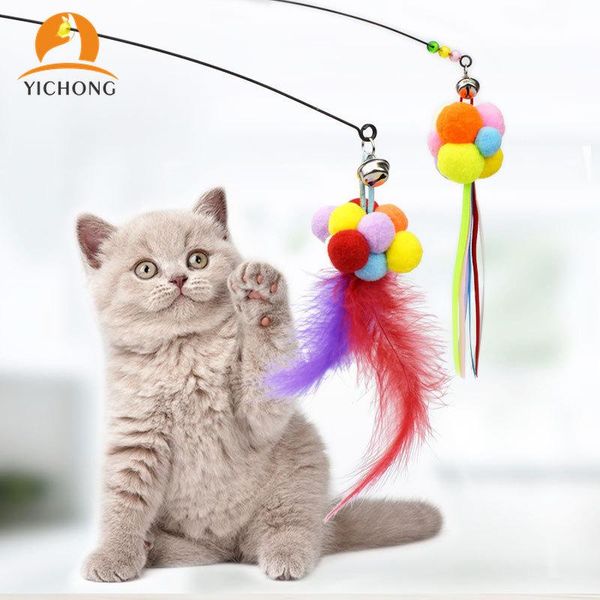 cat toys yichong supplies funny play game pet products stick toy for kittens interactive with bell yh131
cat toys yichong supplies funny play game pet products stick toy for kittens interactive with bell yh131