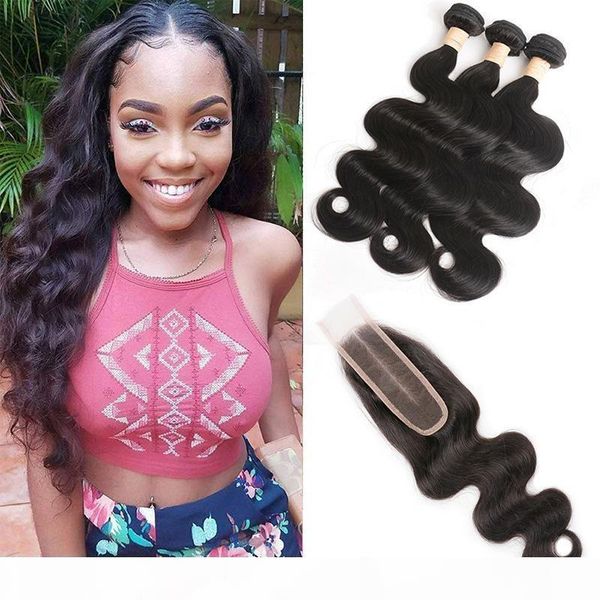 brazilian virgin hair 2*6 lace closure with 3 bundles body wave human hair extensions wefts with closure 8-30inch natural color, Black;brown
brazilian virgin hair 2*6 lace closure with 3 bundles body wave human hair extensions wefts with closure 8-30inch natural color, Black;brown