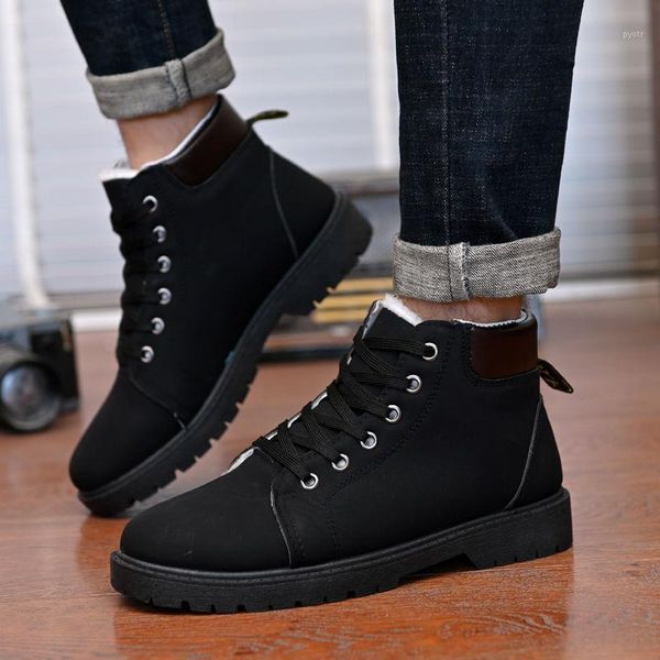 new arrival men's flat boots autumn and winter waterproof mens tooling boots leather mens snow boot1, Black
new arrival men's flat boots autumn and winter waterproof mens tooling boots leather mens snow boot1, Black