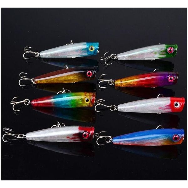ater floating sea bass crankbait lure poper fishing hooks bait 6.5cm 6.6g pesca minnow ps painted plastic baitfish
ater floating sea bass crankbait lure poper fishing hooks bait 6.5cm 6.6g pesca minnow ps painted plastic baitfish