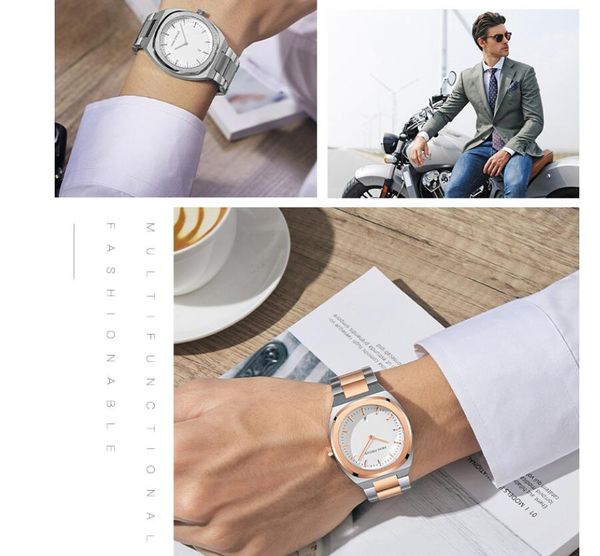 speial time 2021 watches men fashion simple design casual wristwatch luxury brand stainless steel water resistant relogio masculino, Slivery;brown
speial time 2021 watches men fashion simple design casual wristwatch luxury brand stainless steel water resistant relogio masculino, Slivery;brown