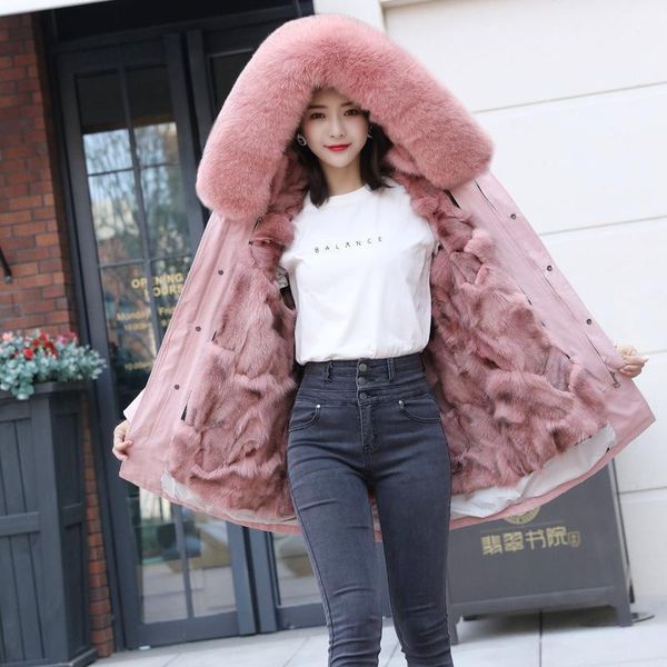 parka femme mid-length women's new fur liner fur collar female haining winter clothes women1, Black
parka femme mid-length women's new fur liner fur collar female haining winter clothes women1, Black