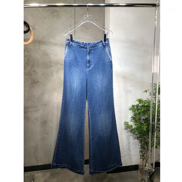 6.29 2020 new draped denim trousers women fashion wide leg pants loose straight high waist flare pants1, Blue
6.29 2020 new draped denim trousers women fashion wide leg pants loose straight high waist flare pants1, Blue
