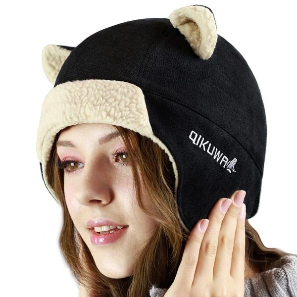 beanie/skull caps women beanies hat winter russian ushanka faux cashmere cap kawaii earflap cat ear trapper fleece snow ski skullies, Blue;gray
beanie/skull caps women beanies hat winter russian ushanka faux cashmere cap kawaii earflap cat ear trapper fleece snow ski skullies, Blue;gray