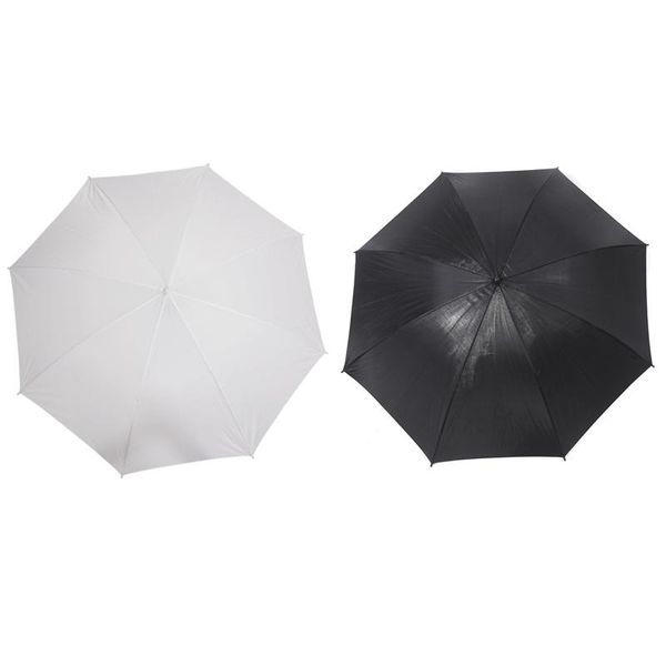 2pcs 40inch studio p strobe flash light reflector soft umbrella - black silver & white translucent flash
2pcs 40inch studio p strobe flash light reflector soft umbrella - black silver & white translucent flash