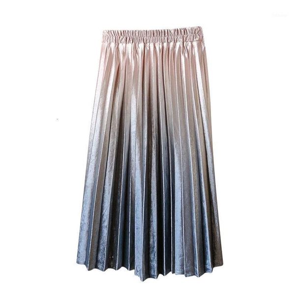 fashion women skirts spring autumnhigh waist elastic pleated skirts big swing female casual black white midi skirt long1
fashion women skirts spring autumnhigh waist elastic pleated skirts big swing female casual black white midi skirt long1