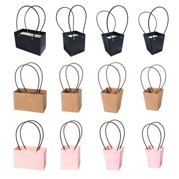 10 pcs kraft paper flower bags with handle, waterproof paper gift party bag flower box eco-friendly packaging tote bag for
10 pcs kraft paper flower bags with handle, waterproof paper gift party bag flower box eco-friendly packaging tote bag for