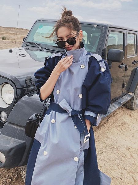 women's trench coats design long coat for women 2021 fashion double-breasted large size patchwork korean style ladies windbreaker with, Tan;black
women's trench coats design long coat for women 2021 fashion double-breasted large size patchwork korean style ladies windbreaker with, Tan;black