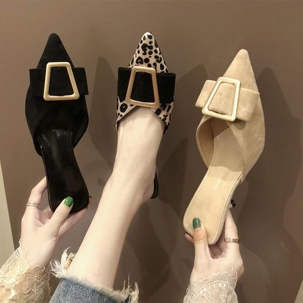 sandals 2021 summer women high heels leopard ladies fashion slippers pu women's casual shoes female footwear thin, Black
sandals 2021 summer women high heels leopard ladies fashion slippers pu women's casual shoes female footwear thin, Black