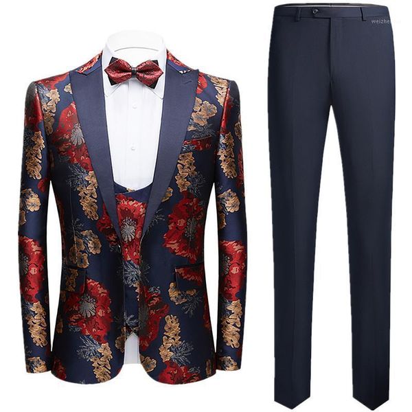 tuxedo printed suit 3-piece set large size men fashion banquet party slim blazer coat pants and vest 5xl1, White;black
tuxedo printed suit 3-piece set large size men fashion banquet party slim blazer coat pants and vest 5xl1, White;black