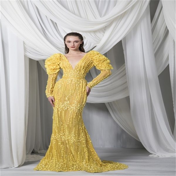 fashion evening dresses v neck long sleeves chic lace ruffles tulle party dresses bead applique prom dresses custom made robe de soirée, Black
fashion evening dresses v neck long sleeves chic lace ruffles tulle party dresses bead applique prom dresses custom made robe de soirée, Black