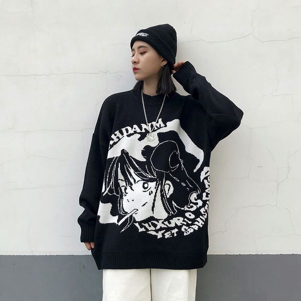 2021 new harajuku knitted women's winter clothes large sleeves gothic japanese fashion kawaii streetwear 4hjk, White;black
2021 new harajuku knitted women's winter clothes large sleeves gothic japanese fashion kawaii streetwear 4hjk, White;black