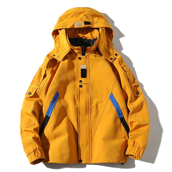2021 clothing autumn japanese fashion work street hooded yellow jacket men fall coat new z8k6, Black;brown
2021 clothing autumn japanese fashion work street hooded yellow jacket men fall coat new z8k6, Black;brown