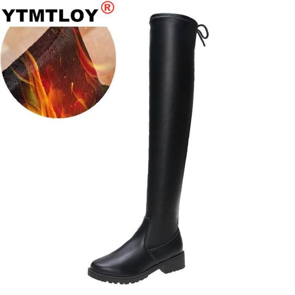 hot женщина botas feminina кожа плюш каблук тонкие сапоги сексуальные над коленом моды зима бедро обувь высоких pu снежок женщины для женщин, Black
hot женщина botas feminina кожа плюш каблук тонкие сапоги сексуальные над коленом моды зима бедро обувь высоких pu снежок женщины для женщин, Black