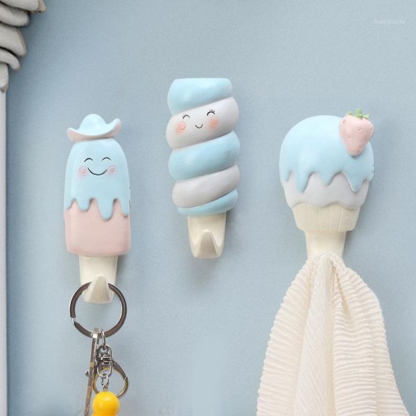hooks & rails creative ice cream shape wall home decoration storage resin rack bedroom door after coat hat hanger hook1
hooks & rails creative ice cream shape wall home decoration storage resin rack bedroom door after coat hat hanger hook1