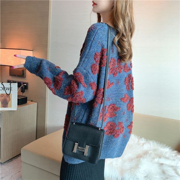 2020 new women's loose sweater woolwool wool and lazy windautumn and winter thickened pullover foreign style korean woolen sweater can, White;black
2020 new women's loose sweater woolwool wool and lazy windautumn and winter thickened pullover foreign style korean woolen sweater can, White;black