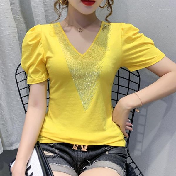 drill summer new 2020 fashion casual short sleeve solid color women t-shirt plus size puff sleeve t shirt1, White
drill summer new 2020 fashion casual short sleeve solid color women t-shirt plus size puff sleeve t shirt1, White