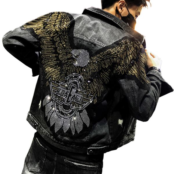 2021 New Black Harajuku Denim Men's Rock Heavy Metal Sports Fashion Jacket Hip Streetwear Rte0, Black;brown
2021 New Black Harajuku Denim Men's Rock Heavy Metal Sports Fashion Jacket Hip Streetwear Rte0, Black;brown