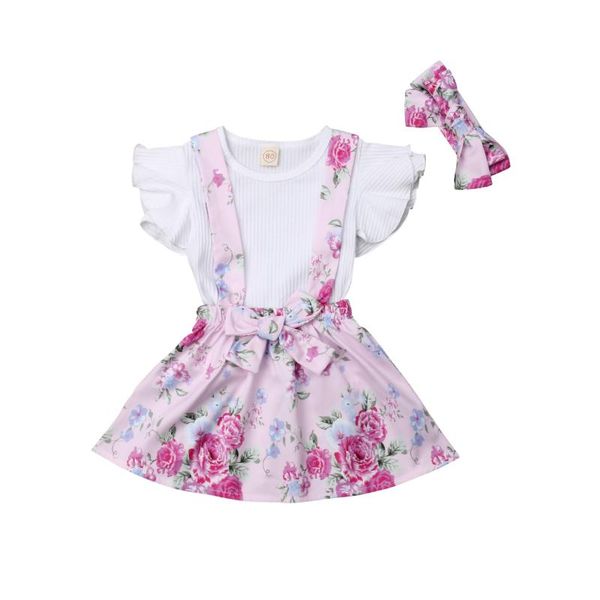 cute toddler kid baby girls outfit flower t-shirt strap skirt suspender dress kids clothes set 1-4y, White
cute toddler kid baby girls outfit flower t-shirt strap skirt suspender dress kids clothes set 1-4y, White