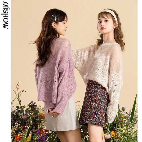 mishow 2020 autumn pullover for women long sleeve hollow out clothing casual long sleeve sweater female knitted lj201112, White;black
mishow 2020 autumn pullover for women long sleeve hollow out clothing casual long sleeve sweater female knitted lj201112, White;black