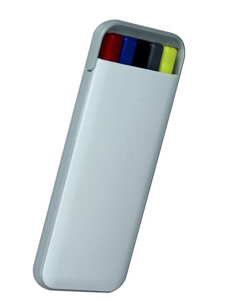 quality 5 in 1 pen set case,including 1 mechanical pen,1 highlighter marker,3pcs colored ink ballpoint pen(blue,black,red), Blue;orange
quality 5 in 1 pen set case,including 1 mechanical pen,1 highlighter marker,3pcs colored ink ballpoint pen(blue,black,red), Blue;orange