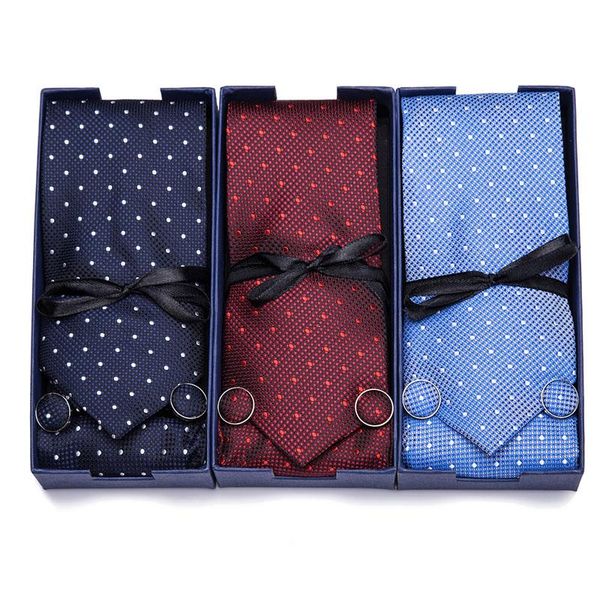 gift box packing mens ties handkerchief cufflinks sets neckwear 7.5 cm 100% silk cravats striped lattice necktie for men wedding, Black;gray
gift box packing mens ties handkerchief cufflinks sets neckwear 7.5 cm 100% silk cravats striped lattice necktie for men wedding, Black;gray