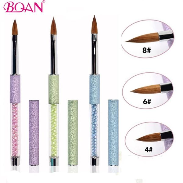nail brushes bqan 1pc #2 4 6 8 10 kolinsky sable acrylic art brush uv gel carving pen liquid powder diy drawing manicure tool, Yellow
nail brushes bqan 1pc #2 4 6 8 10 kolinsky sable acrylic art brush uv gel carving pen liquid powder diy drawing manicure tool, Yellow