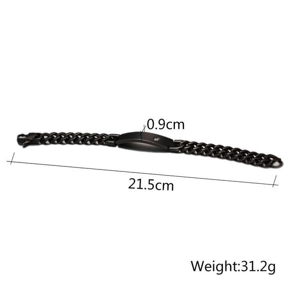 fxm tbb26 arrival fashion jewelry for women birthday gift 9mm simple no allergic square black lover bracelet single style 
fxm tbb26 arrival fashion jewelry for women birthday gift 9mm simple no allergic square black lover bracelet single style